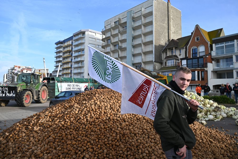 Protestas de agricultores en Francia.
