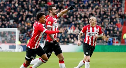 Gastón Pereiro abrió la goleada de PSV que es más líder que nunca
