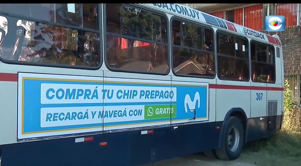 El ómnibus que recibió el disparo