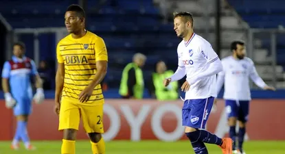 Nicolás López lesionado ante Boca Juniors