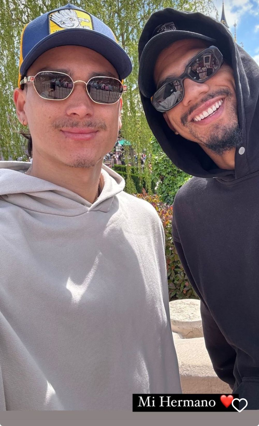 El posteo de Ronald Araújo con Darwin Núñez El posteo de Ronald Araújo con Darwin Núñez