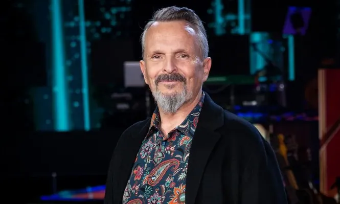 El artista español Miguel Bosé