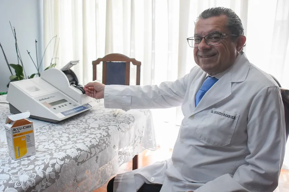 Edgardo Barbosa, médico de Uruguay