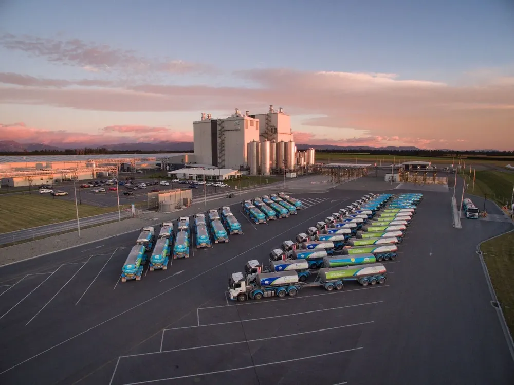 Complejo industrial de Fonterra.