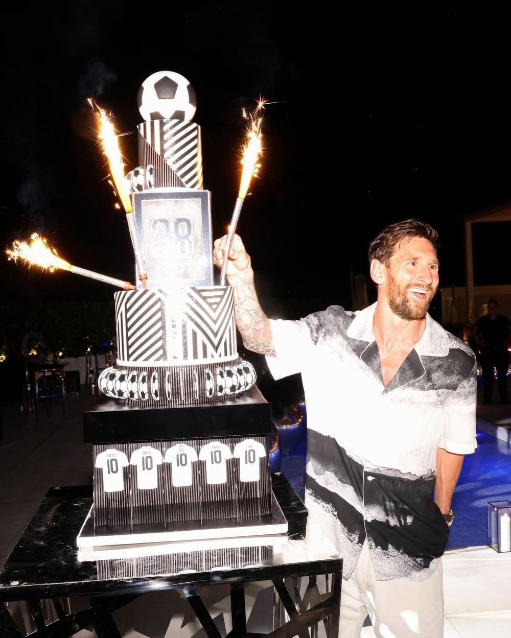 Las fotos del cumpleaños 38 de Lionel Messi Las fotos del cumpleaños 38 de Lionel Messi