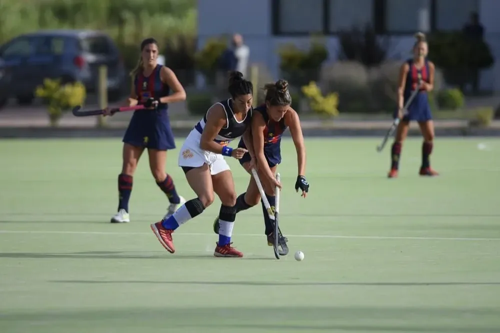 Camila Piazza y Milagros Algorta, en la final de 2020