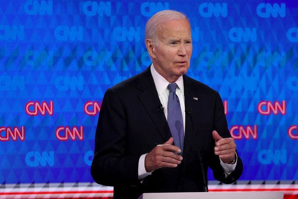 Debate presidencial entre Joe Biden y Donald Trump