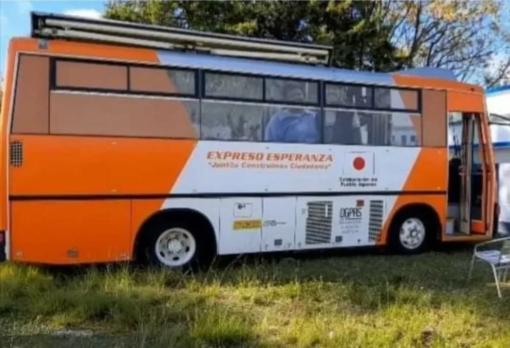 El Expreso Esperanza se utiliza en el marco de la campaña Barrio a Barrio