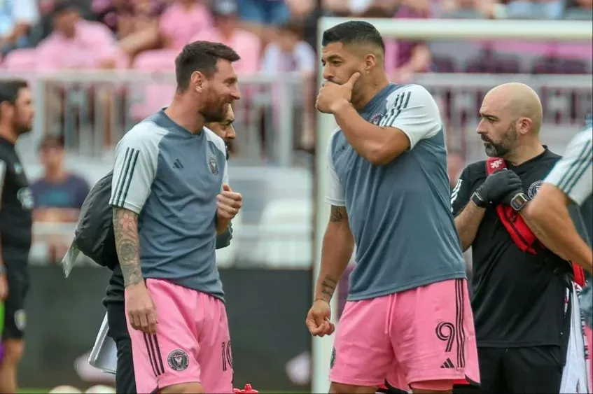 Luis Suárez y Lionel Messi