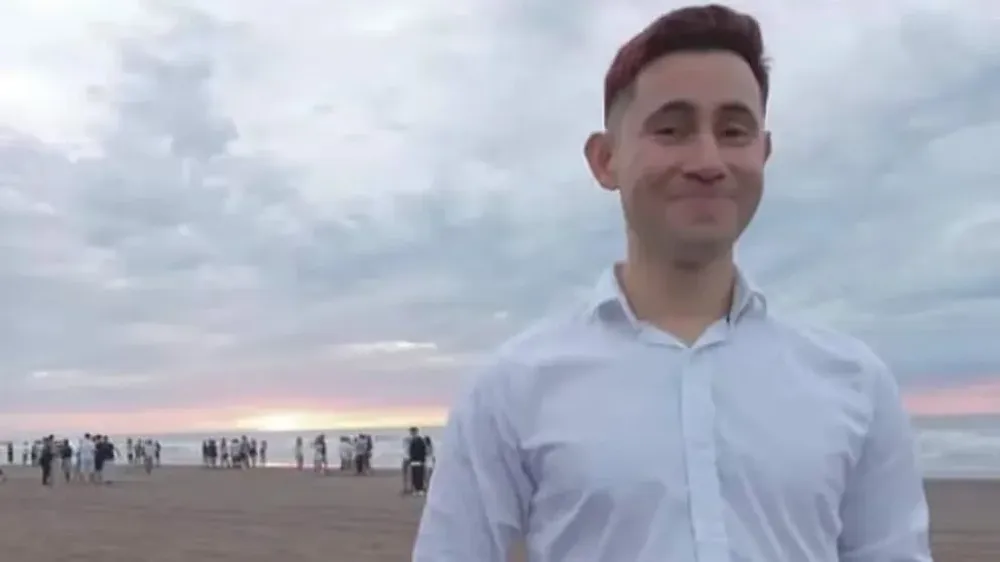 El joven desaparecido.