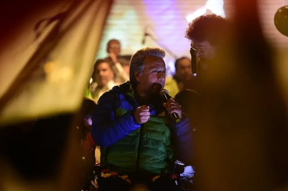 Lenín Moreno, candidato del partido Alianza País