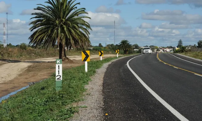 Primer tramo de reconstrucción de ruta 7 entre Casupa y Reboledo (Florida)