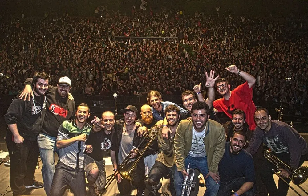Postal de su recital en el Teatro de Verano.