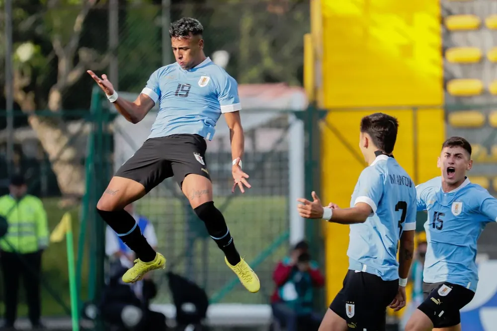 Luciano Rodríguez, goleador de la sub 20