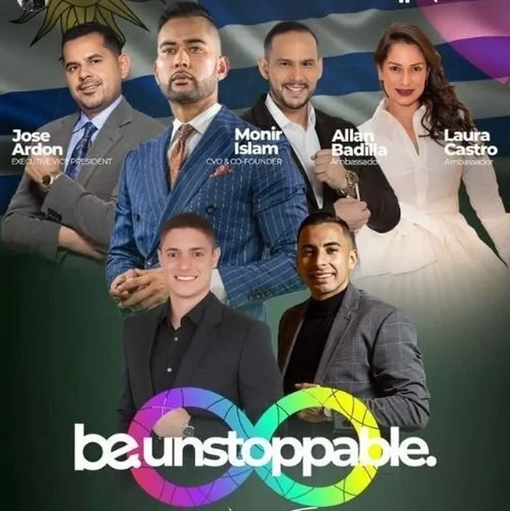 Grilla de un evento de Be en Uruguay