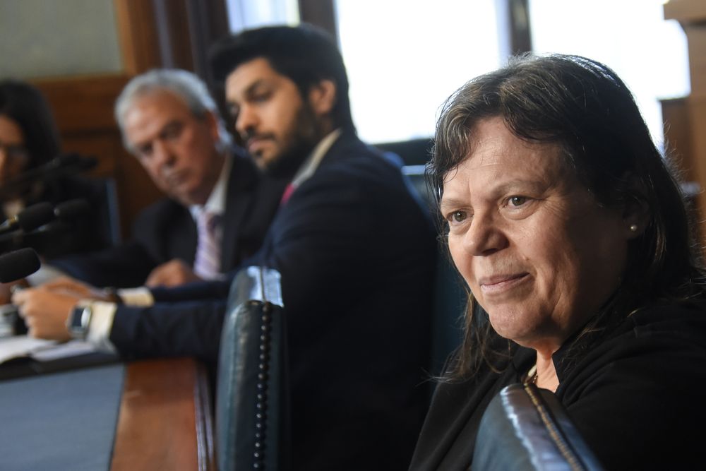 La fiscal de Corte, Mónica Ferrero, en el Parlamento