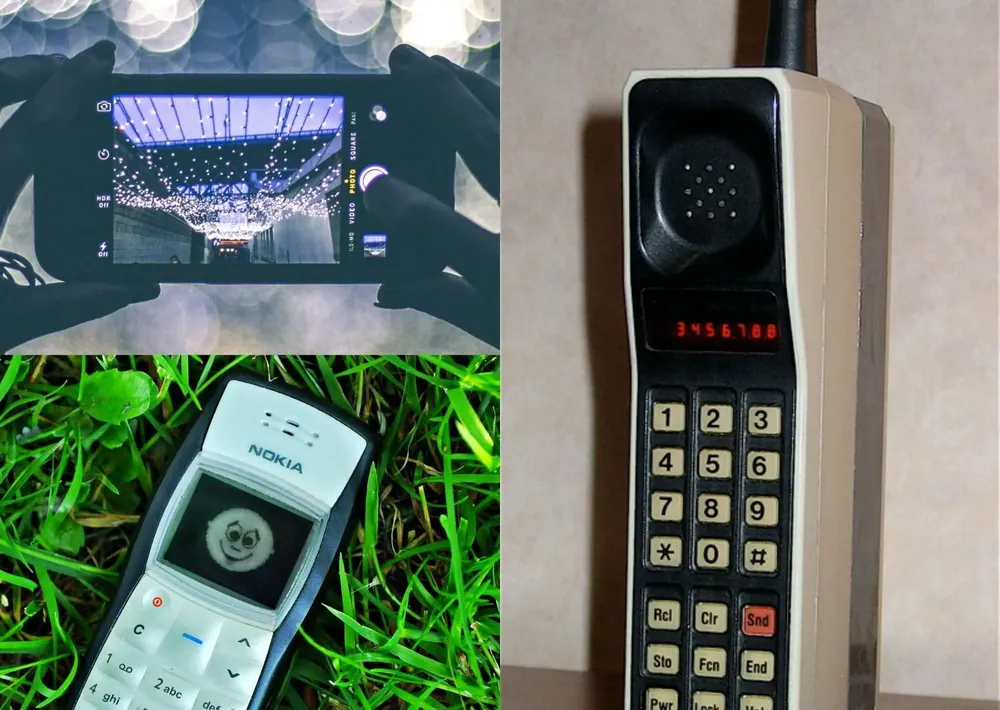 La evolución de los smartphones en tres fotos.