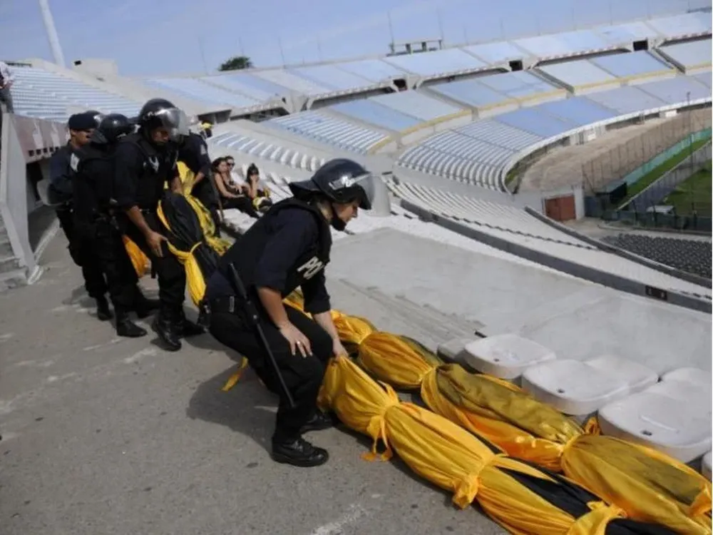 La bandera de Peñarol