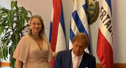 Jorge Seré en su casamiento
