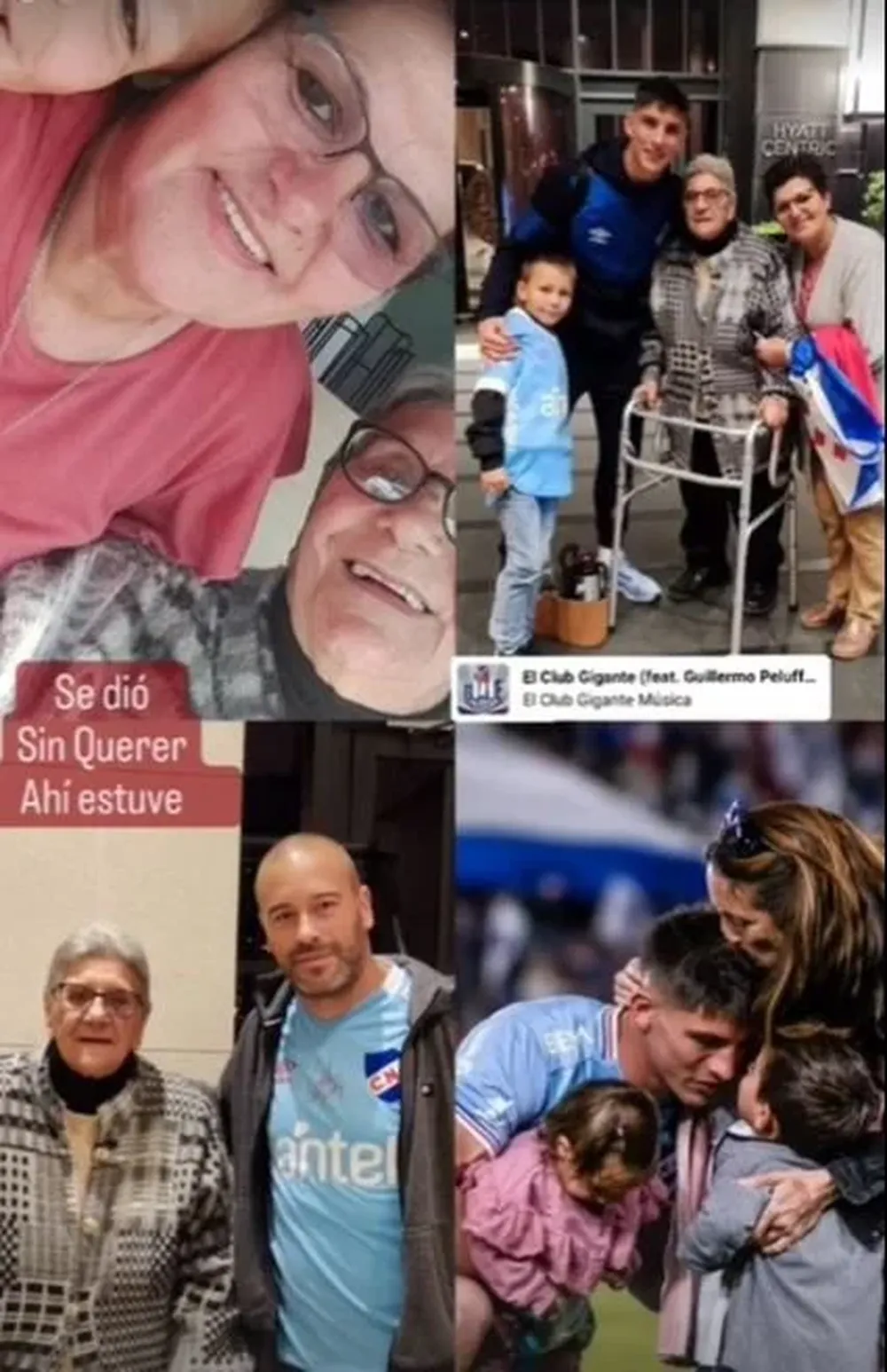 La familia de Rochet estuvo en el Gran Parque Central