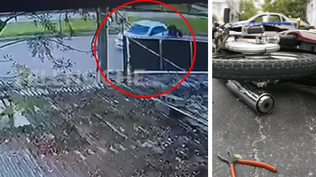 Imagen registrada por cámara de seguridad