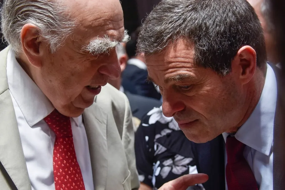 Julio Sanguinetti y Ernesto Talvi