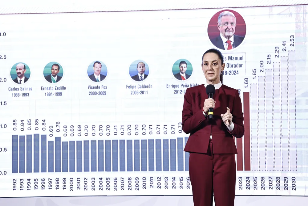 La presidenta de México, Claudia Sheinbaum. EFE/Sáshenka Gutiérrez