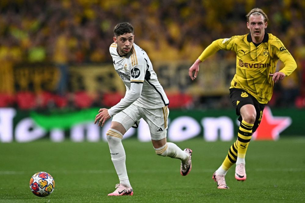 Federico Valverde en la&nbsp; Champions League con Real Madrid