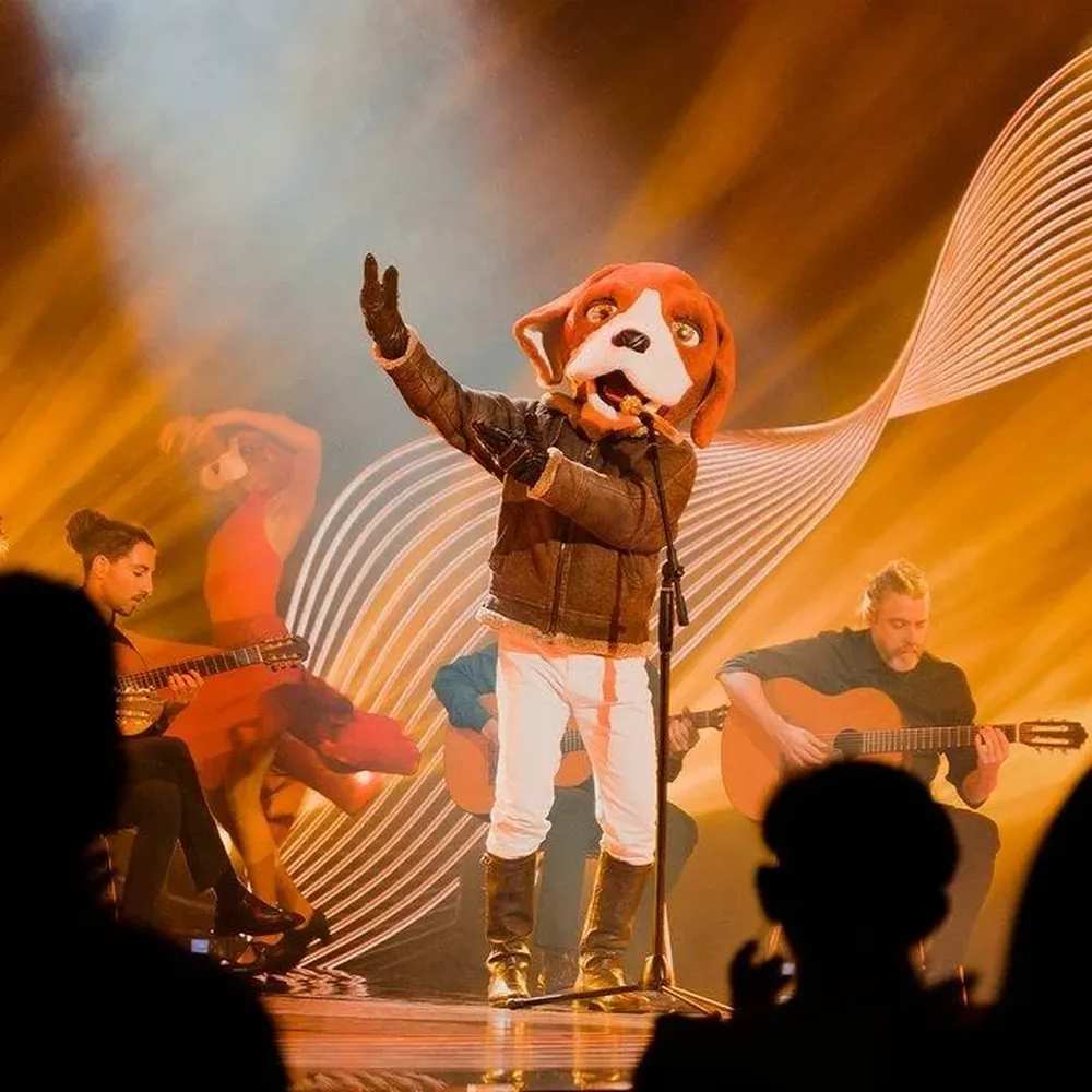 Beagle en su interpretación en el programa