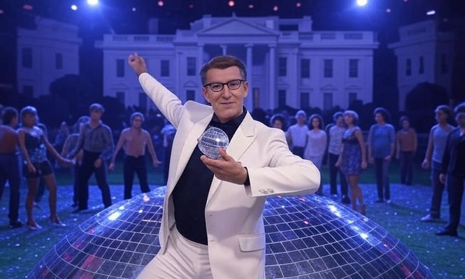 Alberto Núñez Feijóo, al estilo Tony Manero en las redes sociales del Partido Popular.