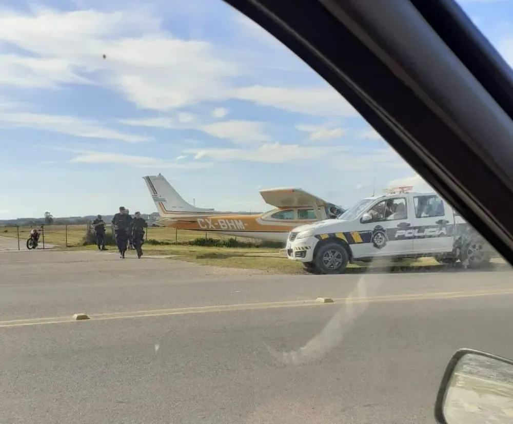 Avioneta despista en aeropuerto de El Jagüel, en Punta del Este