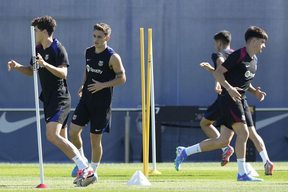 Entrenamiento del FC Barcelona