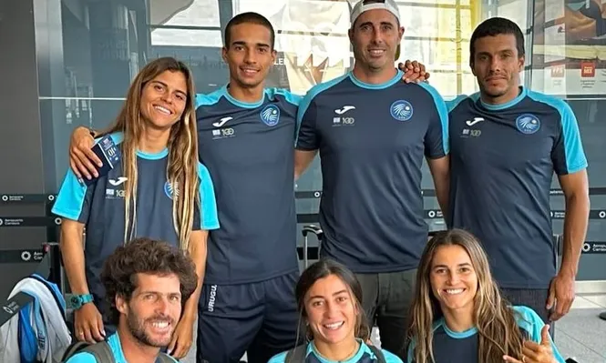 Delfina Morosini, Marcela Machado, Marco Giorgi, Martín Ottado, Sebastían Olarte y Sofía Alfonso viajaron a Puerto Rico al Campeonato Mundial de surf