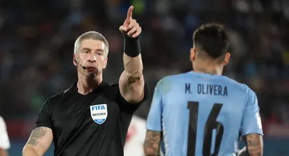 El brasileño Anderson Daronco arbitró Uruguay-Perú