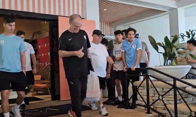 Marcelo Bielsa, entrenador de Uruguay en la Copa América 2024