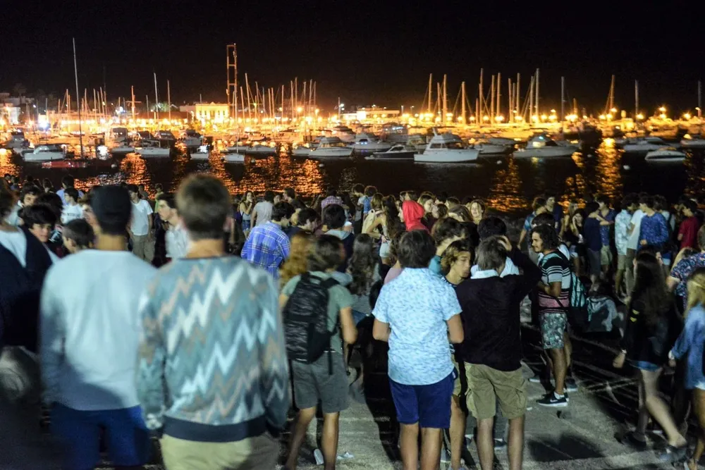 Puerto de Punta del Este en el verano de 2022