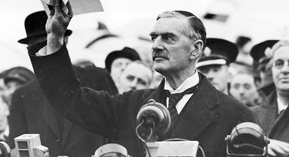 Neville Chamberlain, quien fue primer ministro británico antes de la Segunda Guerra Mundial.