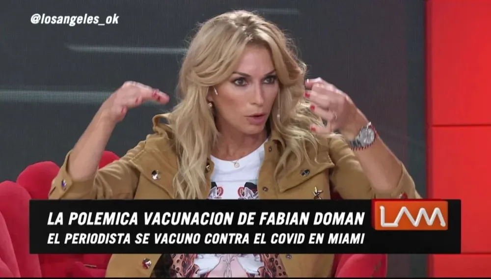 La panelista de Los Ángeles de la Mañana se vacunará en Estados Unidos