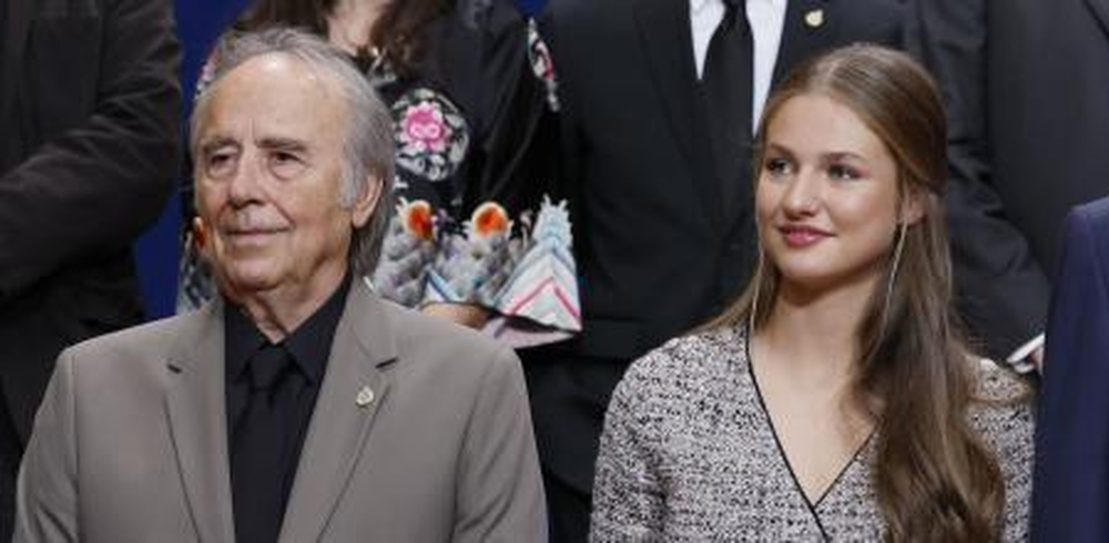 Joan Manuel Serrat y Leonor de Borbón