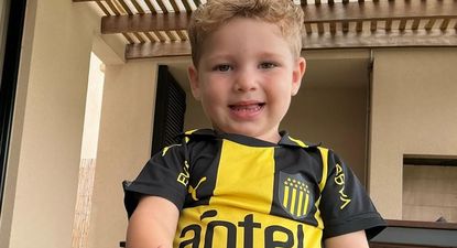El hijo de un jugador de Peñarol que cumplió dos años y el papá lo celebró: El que llegó para equilibrar todo