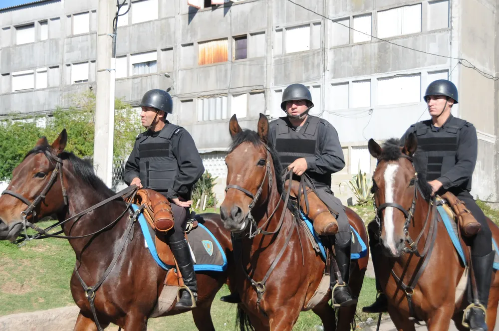 El jefe del operativo, Lino Pereira, destacó la tranquilidad del barrio durante el procedimiento
