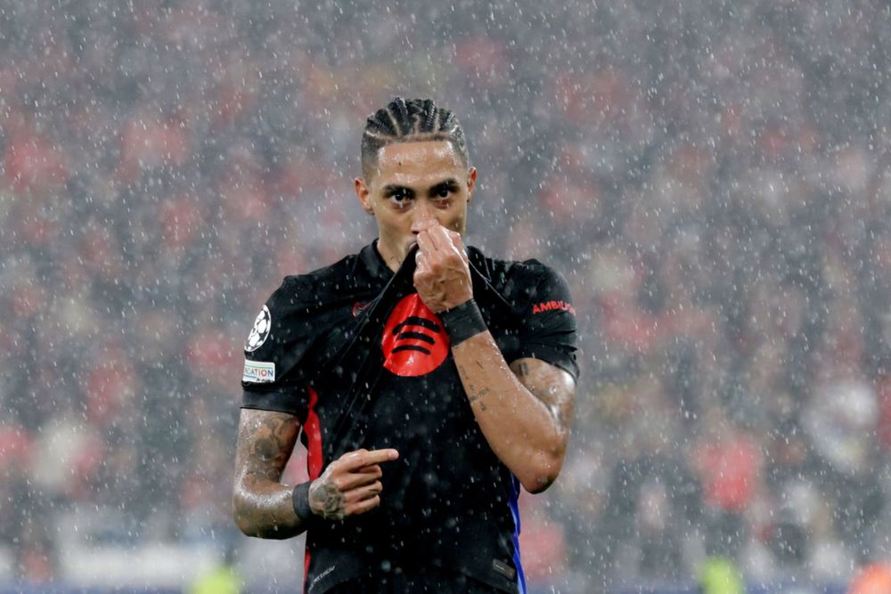 Raphinha, el mejor del Barcelona.