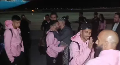 Luis Suárez en El Salvador para su primer partido en Inter de Miami