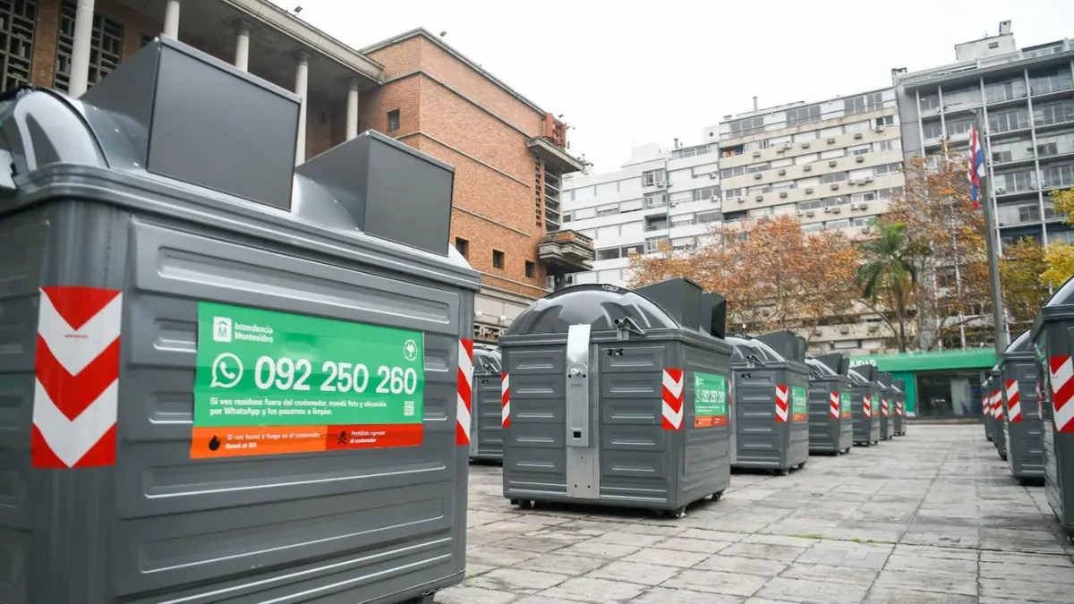 Cosse presentó nuevos contenedores de residuos: promete que serán más ...
