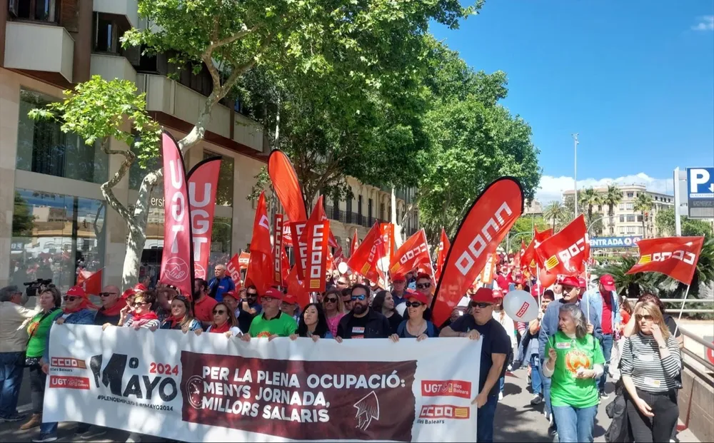 Manifestación de 1ero de mayo en Madrid