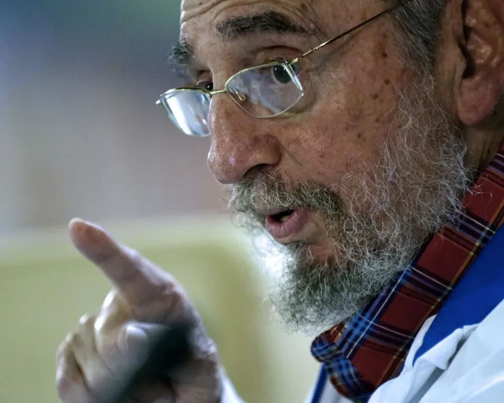 Fidel Castro, líder cubano.