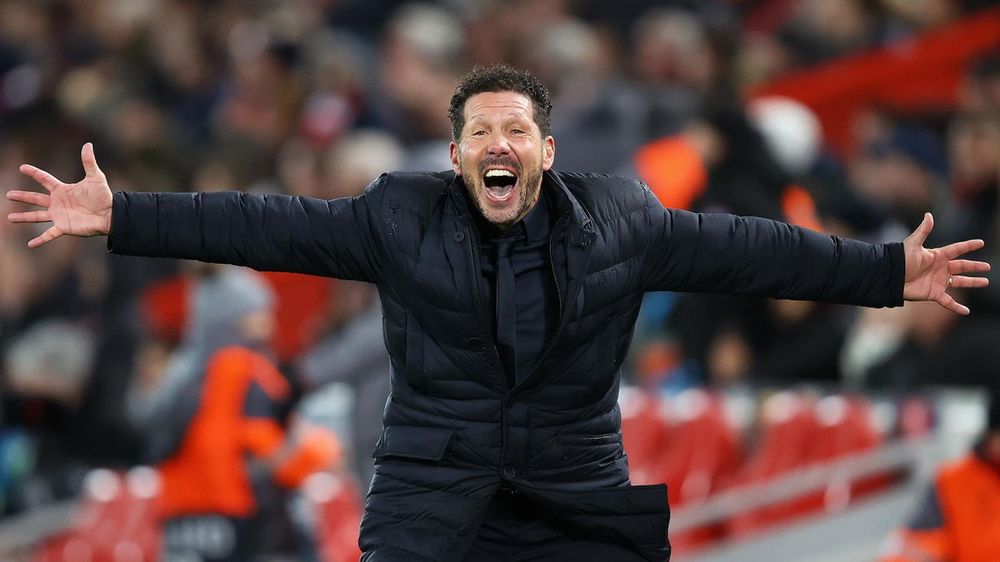 Diego Simeone, feliz por la goleada del Atlético de Madrid ante el Barcelona.&nbsp;