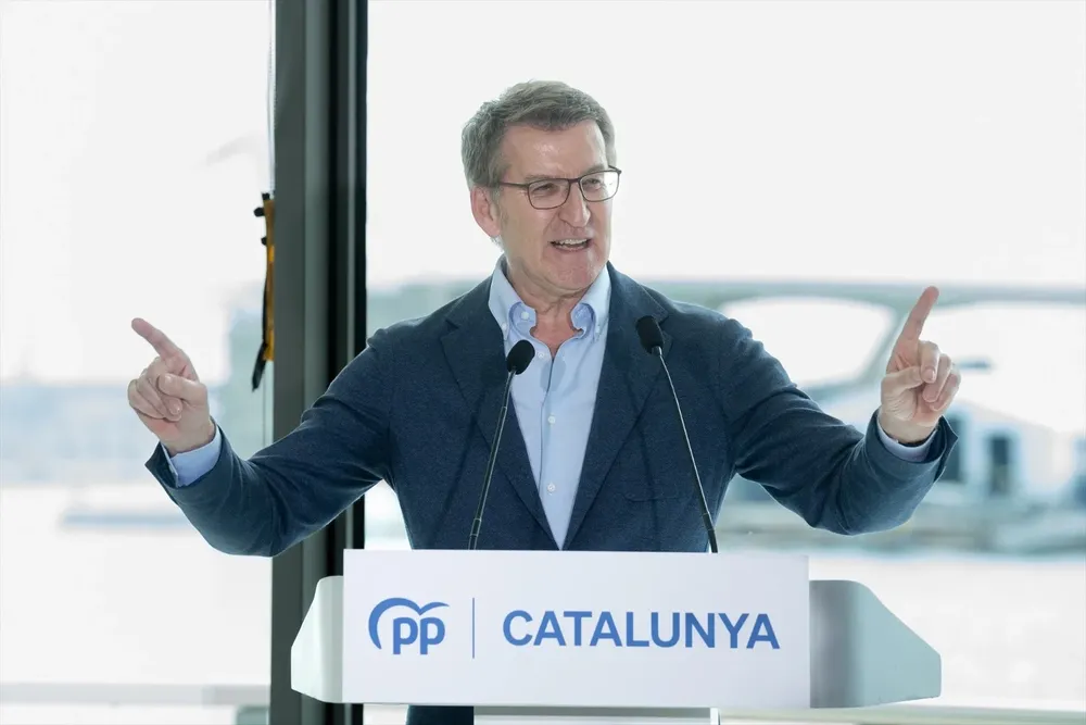 El líder del PP, Alberto Núñez Feijóo.