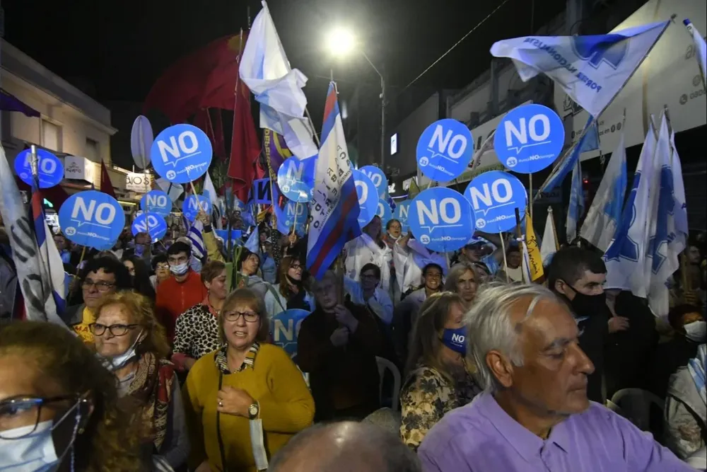 El acto se llevó adelante en Las Piedras, al igual que en 2019.