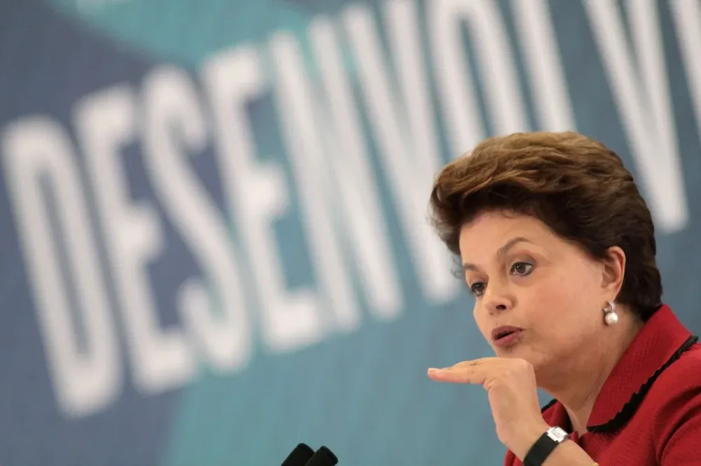 Dilma Rousseff, presidenta de Brasil.